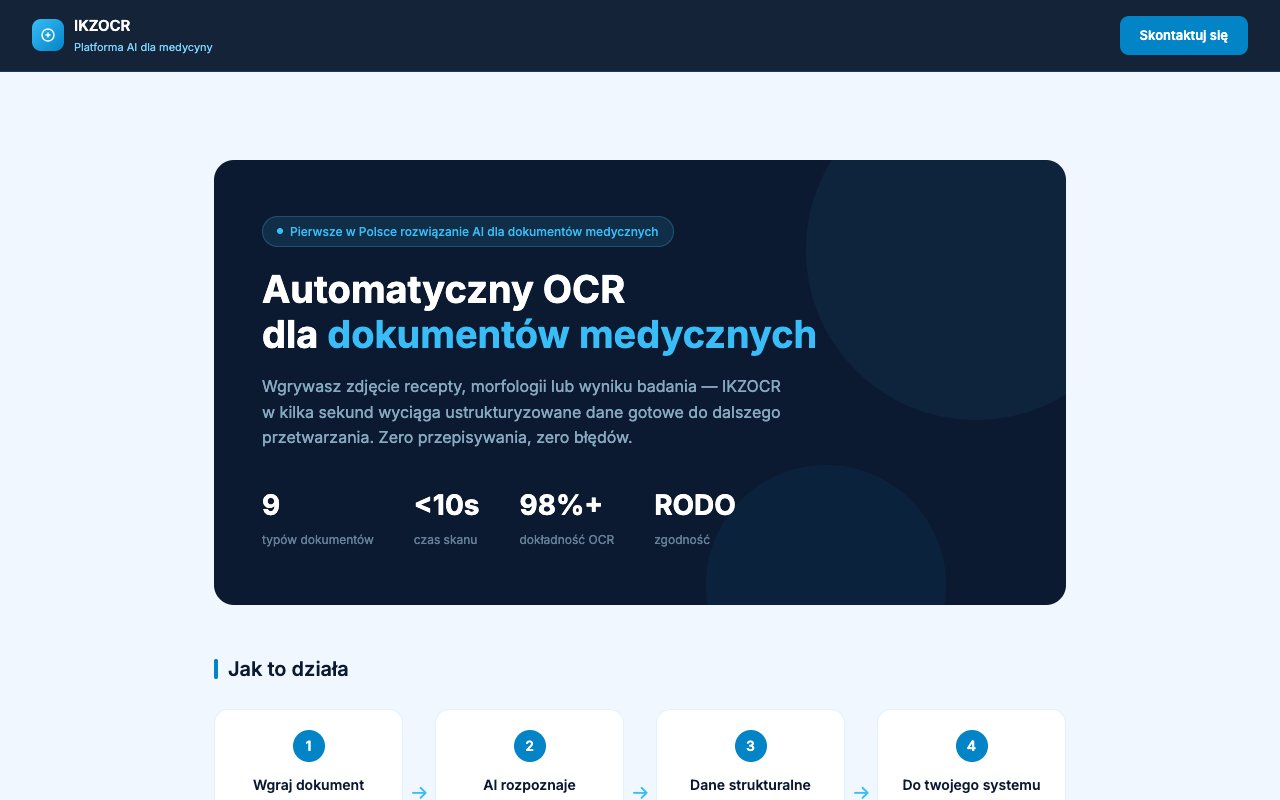 ikzocr.pl — podgląd strony